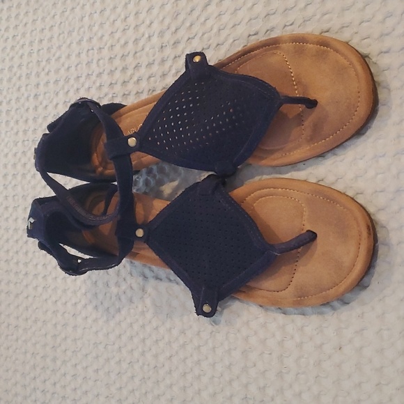 KOOLABURRA BY UGG | BRIONA SUEDE WEDGE SANDALS Size 8 (#4) - Picture 1 of 6